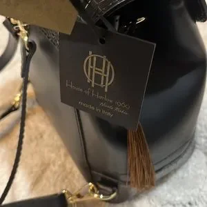 Genuine leather House of Harlow 1960 black snakeskin rhinestone backpack House of Harlow 1960 | Bags | Genuine Leather House Of  main image 2